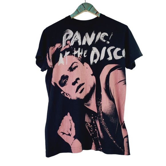Panic! At The Disco Tops - Panic! At The Disco Brendon Coral T-shirt Sz M